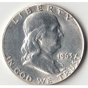 1963 - Half 1/2 Dollar Silver United States "Franklin - Bell" Spl